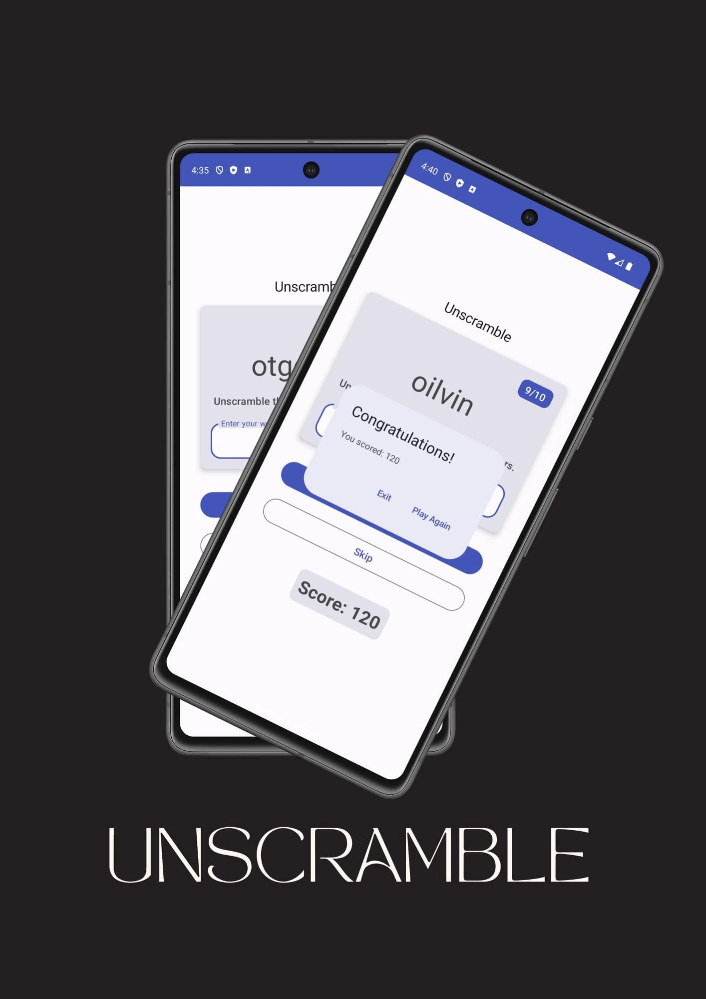 Unscramble App
